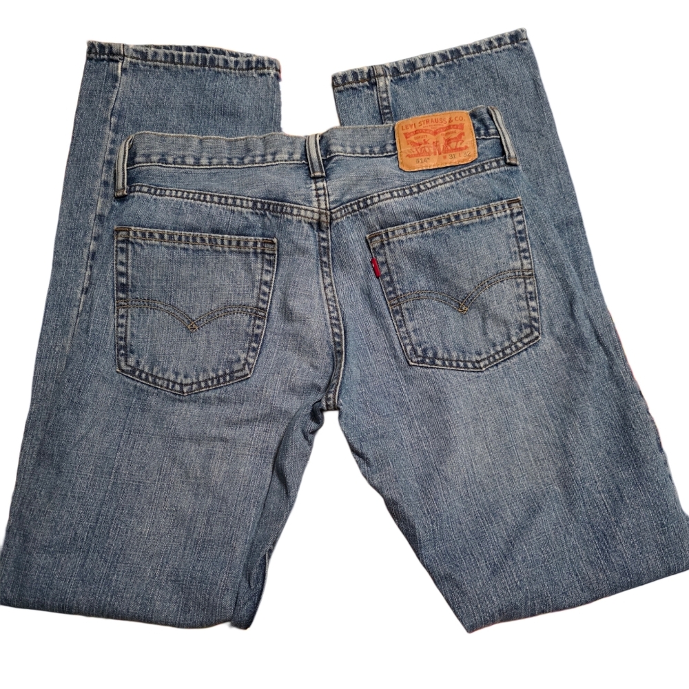 Levi’s 514 Straight Fit – Medium Blue  W31xL32 – No Stretch 100% Cotton